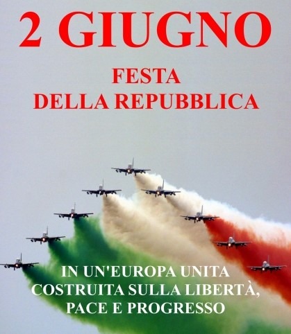 Celebrazioni 2 Giugno 2023 – Festa della Repubblica.