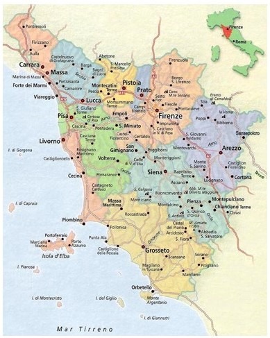CALENDARIO: Viaggio di Istruzione in Italia a.s 2022/2023 – TOSCANA.